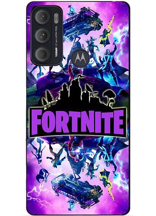 Силиконовый чехол бампер для motorola moto g60 с рисунком fortnite marvel фортнайт марвел