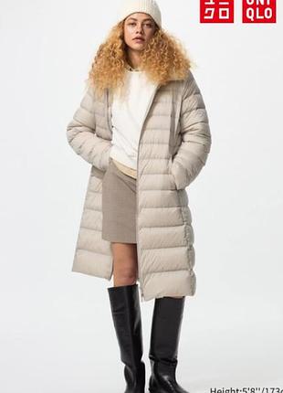 Демисезонный пуховик uniqlo ultra light down