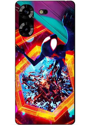 Силіконовий чохол бампер для tecno pova 5 з малюнком людина-павук spider man