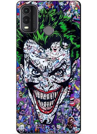 Силиконовый чехол бампер для nokia g11 plus с рисунком джокер joker