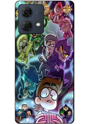 Силиконовый чехол бампер для motorola moto g84 аниме 13 карт