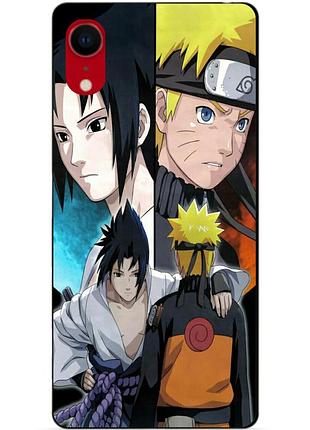 Силиконовый чехол бампер для iphone xr с рисунком наруто узумаки naruto