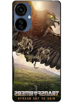 Силиконовый чехол бампер для tecno camon 19 neo с рисунком эйрэйзор звероботы трансформеры transformers