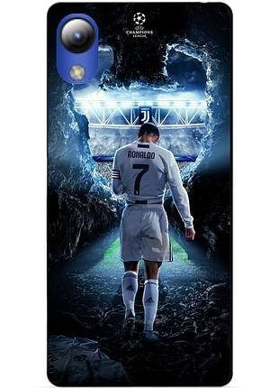 Силіконовий чохол бампер для zte blade l8 з малюнком ronaldo роналдо
