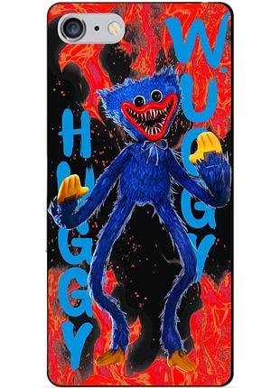 Силиконовый чехол бампер для iphone 6 plus с рисунком huggy wuggy хагги вагги