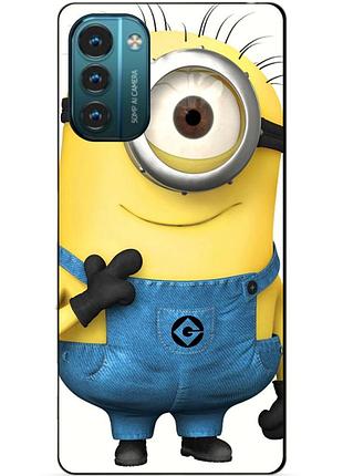 Силіконовий чохол бампер для nokia g11 з малюнком міньйон кевін minion