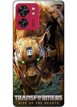 Силиконовый чехол бампер для motorola edge 40 с рисунком читор звероботы трансформеры transformers