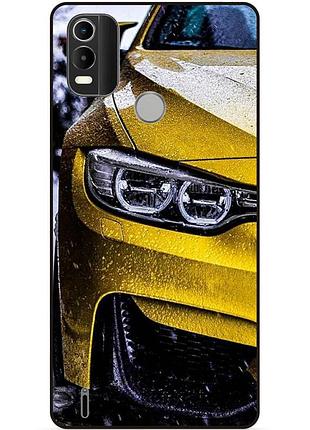 Силиконовый чехол бампер для nokia c21 plus с рисунком bmw бмв машина авто