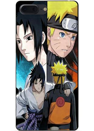 Силиконовый чехол бампер для iphone 7 plus с рисунком наруто узумаки naruto