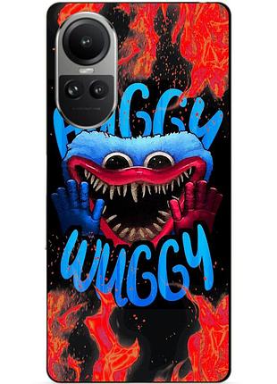 Силіконовий чохол бампер для oppo reno 10 з малюнком хаггі вагі huggy wuggy