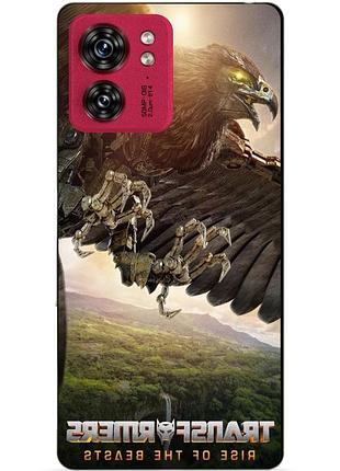 Силиконовый чехол бампер для motorola edge 40 с рисунком эйрэйзор звероботы трансформеры transformers