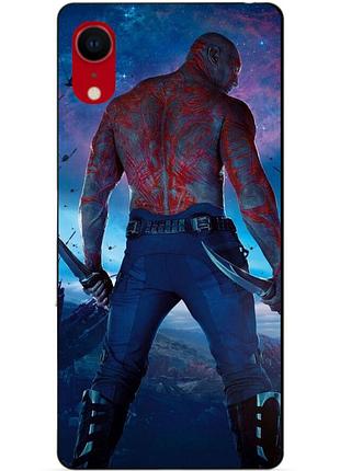 Силиконовый чехол бампер для iphone xr с рисунком дракс стражи галактики drax