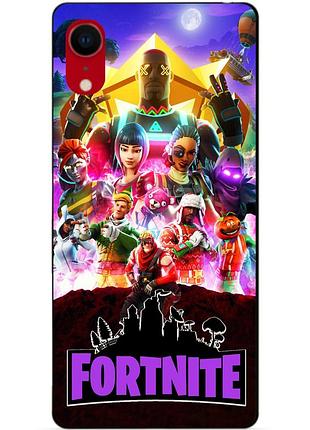 Силиконовый чехол бампер для iphone xr с рисунком fortnite фортнайт