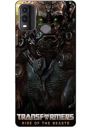 Силиконовый чехол бампер для nokia g11 plus с рисунком оптимус праймал звероботы трансформеры transformers