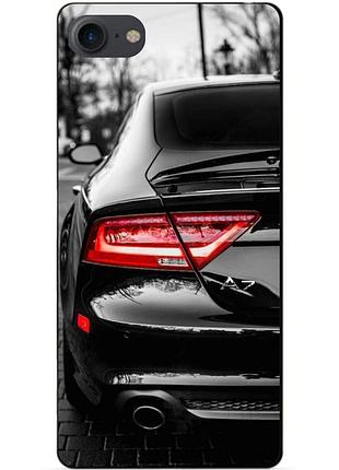 Силиконовый чехол бампер для iphone se 3 2022 с рисунком audi ауди машина авто
