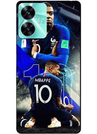 Силіконовий бампер чохол для realme c55 з малюнком mbappe франція мбаппе