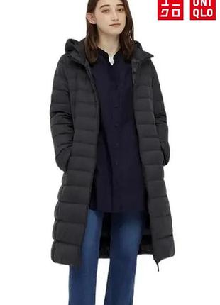 Демисезонный пуховик uniqlo ultra light down hooded