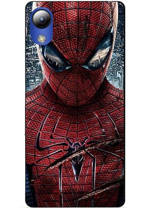 Силиконовый чехол бампер для zte blade l8 человек паук spider man