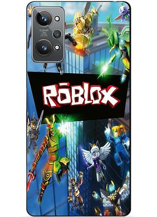 Силіконовий чохол бампер для realme gt2 з картинкою roblox роблокс