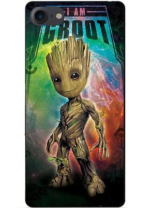 Силіконовий чохол бампер для iphone 7 з малюнком groot грут стражі галактики