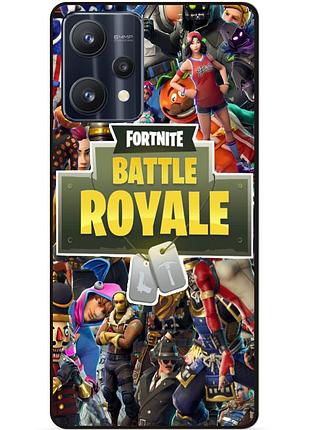 Силиконовый чехол бампер для realme 9 pro игра fortnite фортнайт