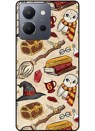 Силіконовий бампер чохол для vivo y36 з картинкою gryffindor грифіндор гаррі поттер harry potter