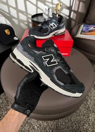 Чоловічі кросівки new balance 2002r ml grey white 5