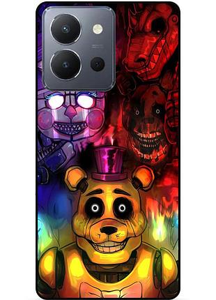 Силіконовий бампер чохол для vivo y36 з малюнком freddy фредді аніматроніки