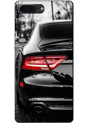 Силиконовый чехол бампер для iphone 7 plus с рисунком audi ауди машина авто
