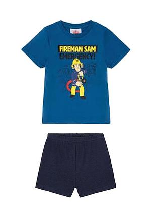 Пижама на мальчика fireman sam / футболка + шорты / 15163