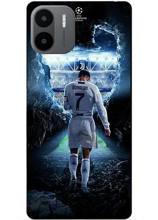 Силиконовый чехол бампер для xiaomi redmi a2 / a1 с рисунком ronaldo роналдо