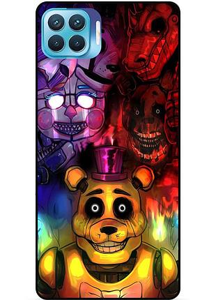 Силіконовий бампер чохол для oppo reno 4 lite з малюнком freddy фредді аніматроніки