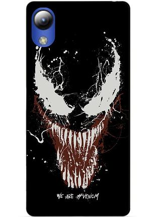 Силіконовий чохол бампер для zte blade l8 з малюнком веном venom