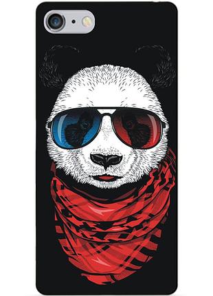 Силиконовый чехол бампер для iphone 6 plus с рисунком панда