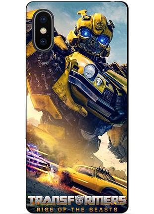 Силіконовий чохол бампер для iphone x 10 з малюнком bumblebee бамблбі трансформери