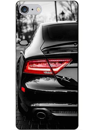 Силиконовый чехол бампер для iphone 6 plus с рисунком audi ауди машина авто