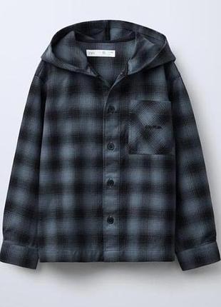 Рубашка теплая zara,13-14 лет