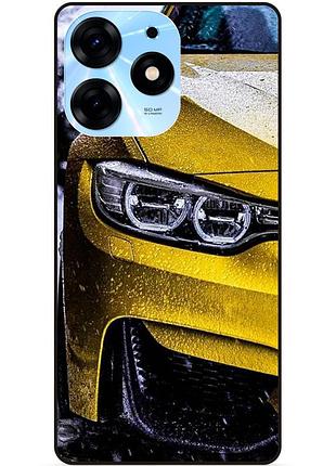 Силіконовий чохол бампер для tecno spark 10 pro з малюнком bmw бмв машина авто