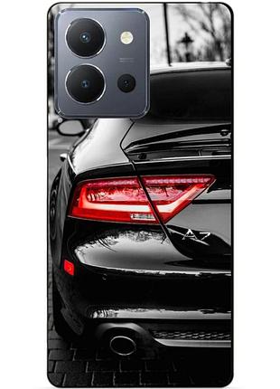 Силиконовый чехол бампер для vivo y36 с рисунком audi ауди машина авто