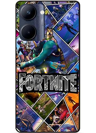 Силіконовий чохол бампер для realme c33 з картинкою фортнайт fortnite