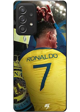 Чехол силиконовый бампер для samsung a32 с рисунком ronaldo аль наср роналдо