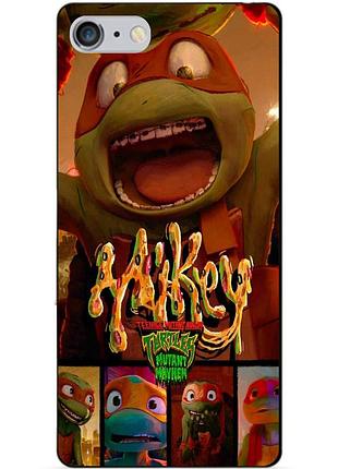 Силіконовий чохол бампер для iphone 6 plus з малюнком майки mikey черепашки ніндзя