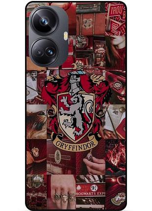 Силіконовий бампер чохол для realme 10 pro plus з малюнком ґрифіндор gryffindor гаррі поттер harry potter