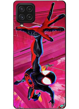 Силіконовий чохол бампер для samsung a12 з малюнком spider man людина-павук