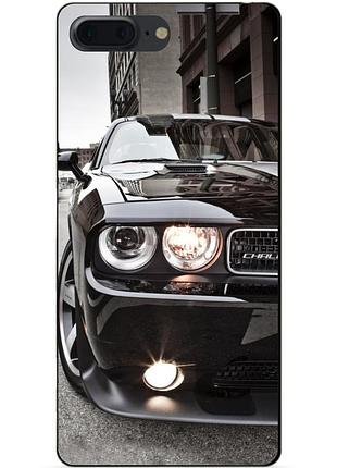 Силиконовый чехол бампер для iphone 7 plus с рисунком dodge додж машина авто