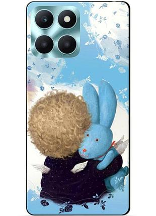 Чехол силиконовый бампер для huawei honor x6a с рисунком любимый зайка гапчинская