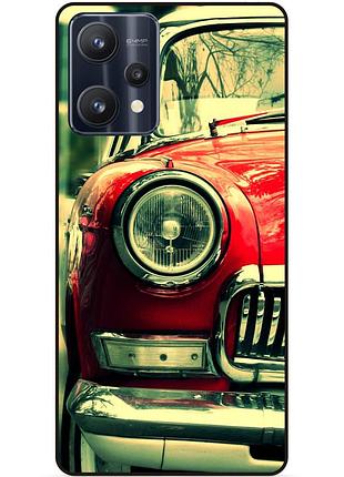 Силіконовий чохол бампер для realme 9 pro з малюнком ретро-авто chevrolet машина
