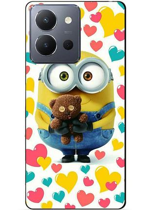 Силіконовий чохол бампер для vivo y36 з малюнком міньйон боб minion