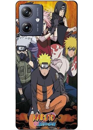 Силіконовий чохол бампер для motorola moto g54 з малюнком naruto наруто аніме