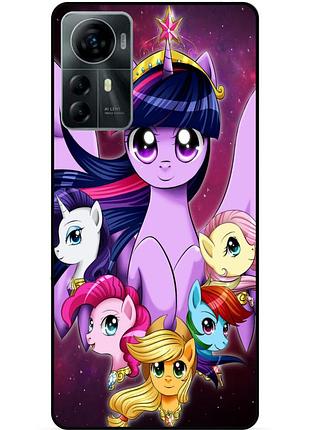 Силіконовий бампер чохол для zte blade a72s з малюнком поні my little pony